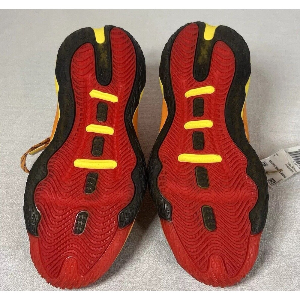 Adidas Dame 8 Mr. Incredibles Basketball Shoes Mens 6.5 Disney Pixar Red Yellow - Picture 15 of 15